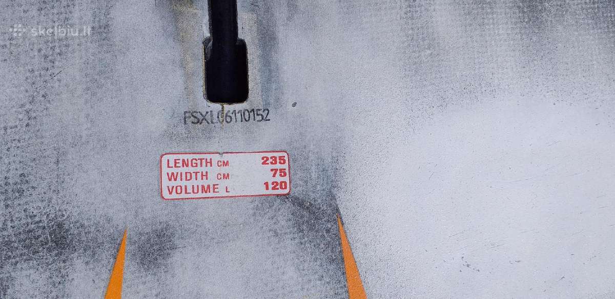 Parduodu 120ltr slalominę F2 lentą - nuotraukos Nr. 3