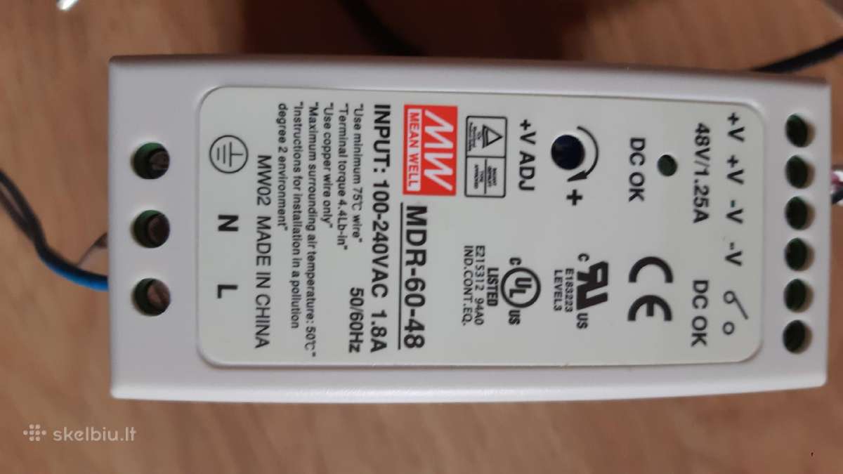 Beveik naujas impulsinis maitintuvas Mdr-60-48 - nuotraukos Nr. 2