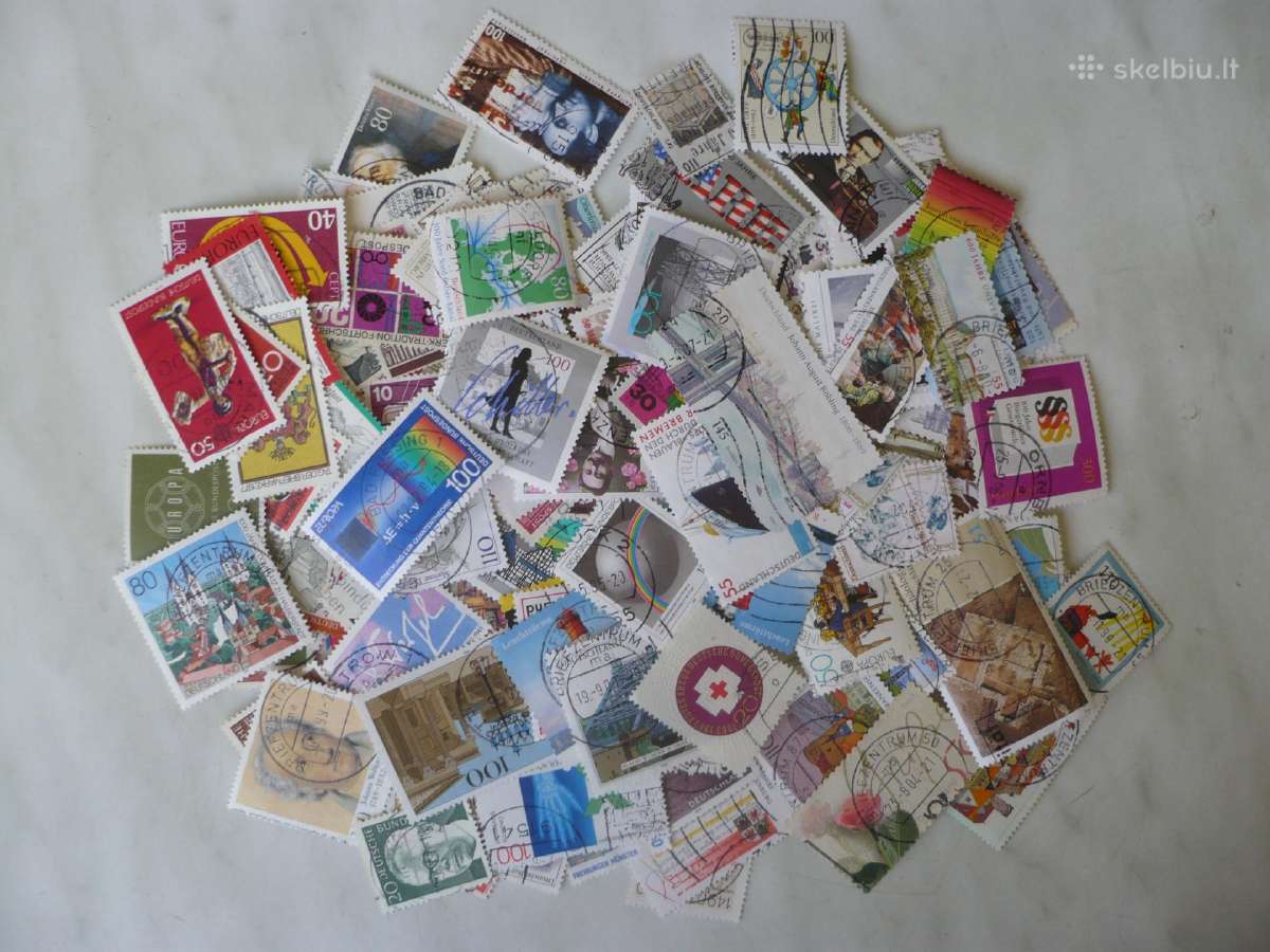Skirtingu pašto ženklu rinkinys Nr34 , viso 383vnt