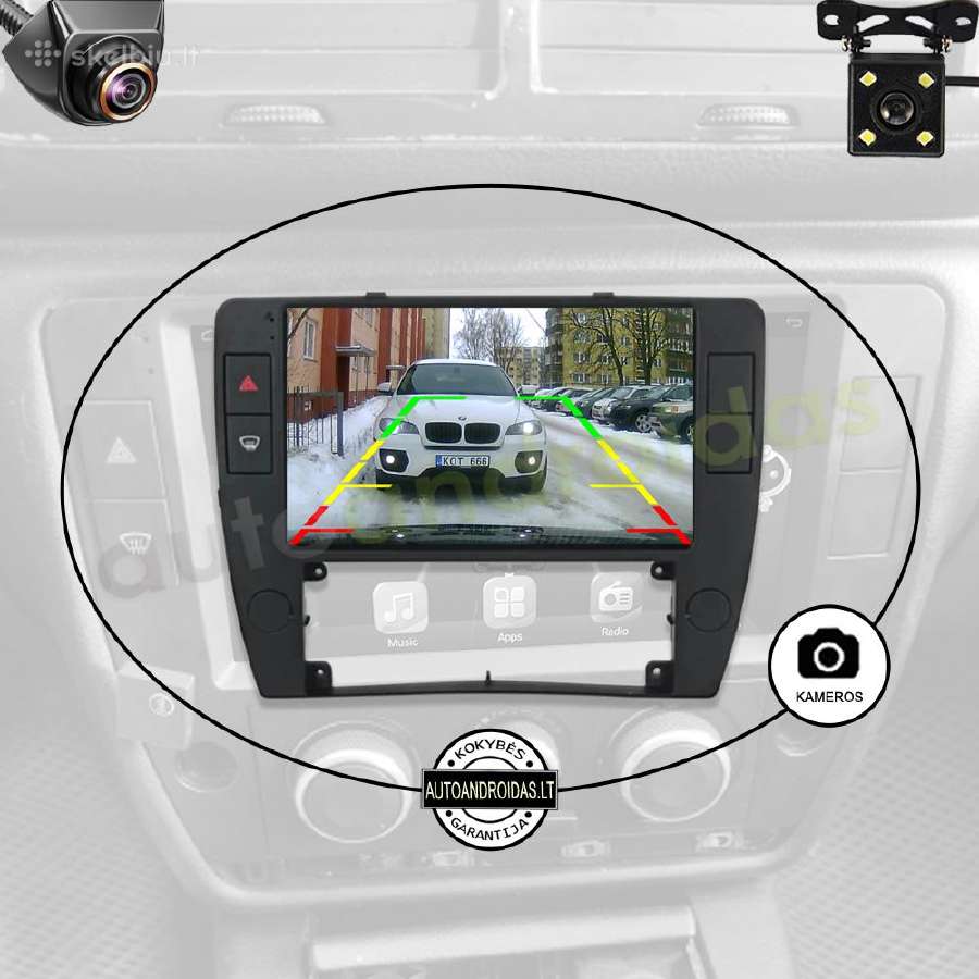 Volkswagen Passat B5 2004-07 Android multimedia - nuotraukos Nr. 7