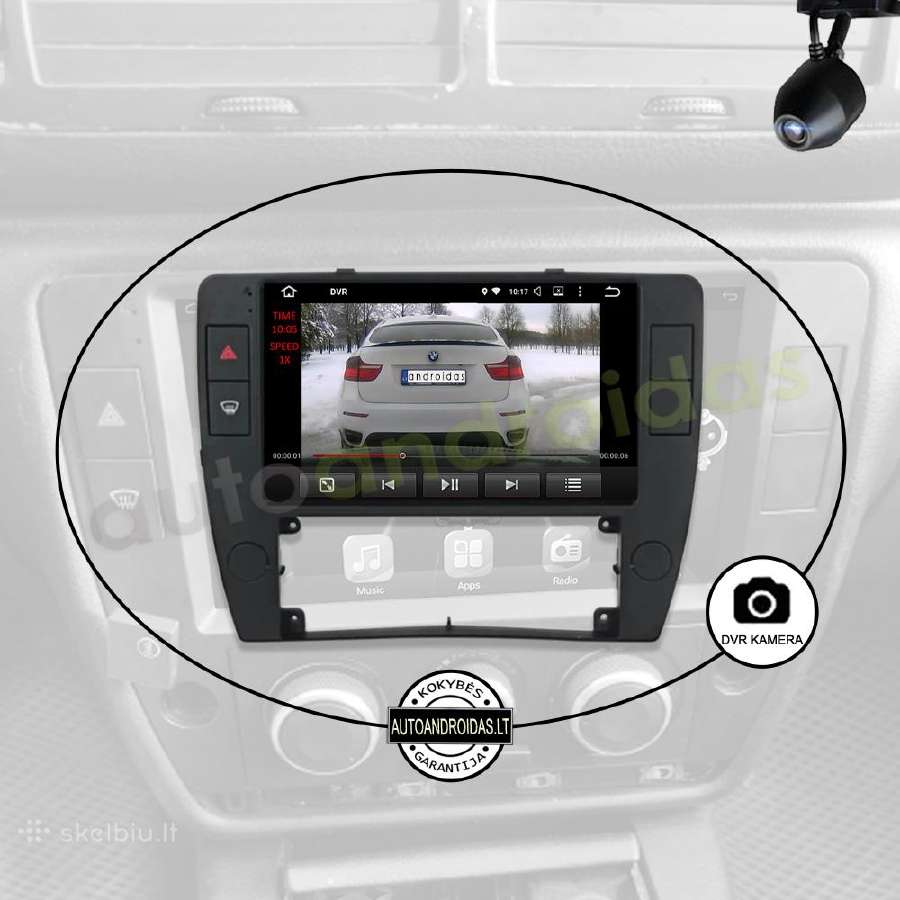 Volkswagen Passat B5 2004-07 Android multimedia - nuotraukos Nr. 8