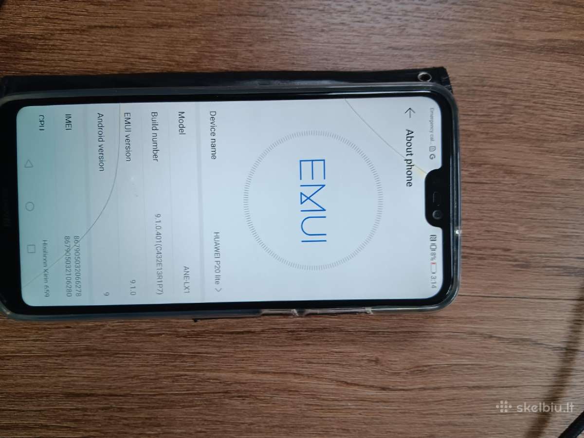 Huawei p20 lite 2018 m. - nuotraukos Nr. 4