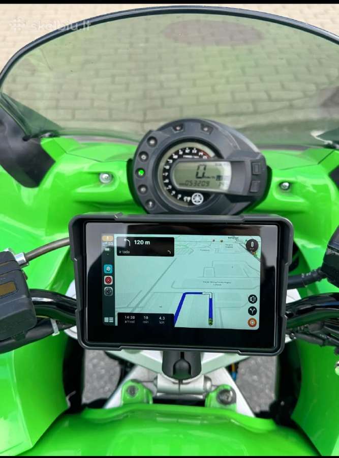 Motociklų navigacija su Carplay, 2x vaizdo kameros - nuotraukos Nr. 7