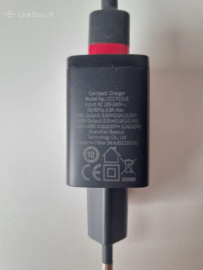 Pakrovėjas, adapteris , įkroviklis Usb. - nuotraukos Nr. 2