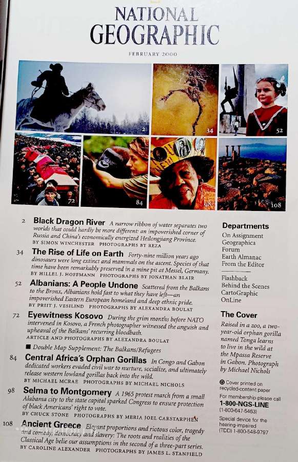 Žurnalo National Geographic (Usa) 1999-2000 m. nr. - nuotraukos Nr. 5