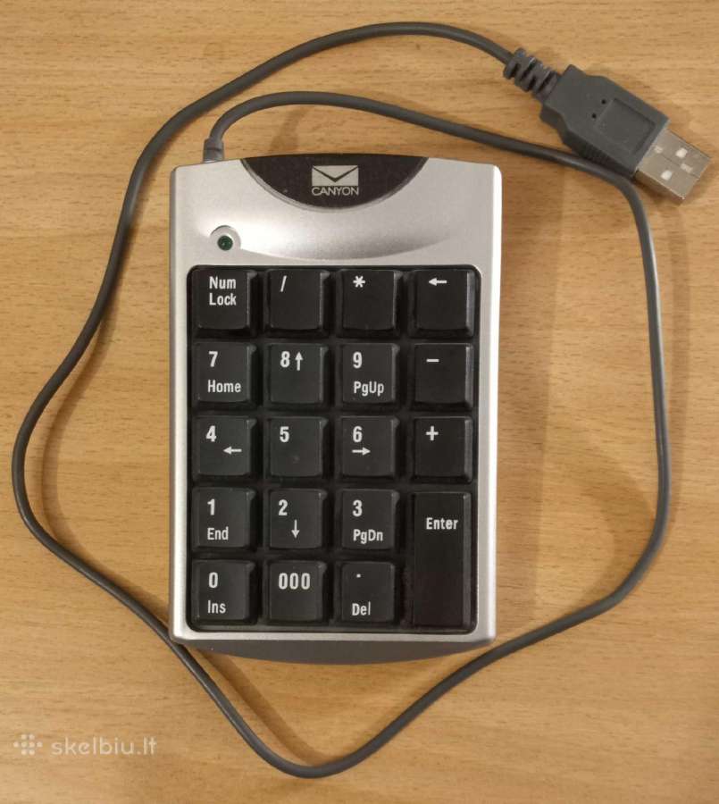 Skaičių klaviatūra Usb veikianti - nuotraukos Nr. 2