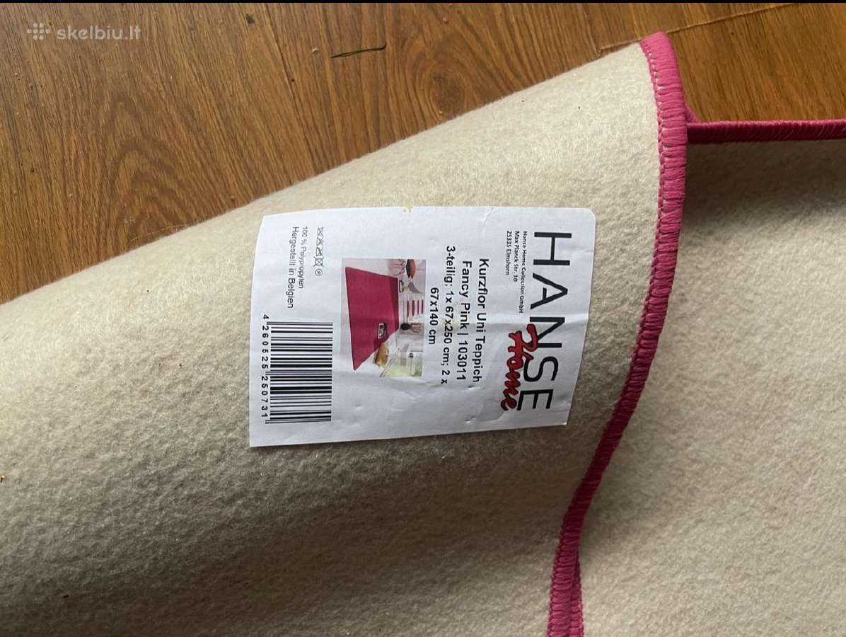 Hanse Home kilimų/ėlių komplektas Fancy Pink, 3vnt - nuotraukos Nr. 5