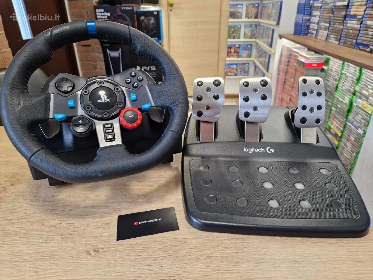 Logitech G29 žaidimų vairas su garantija