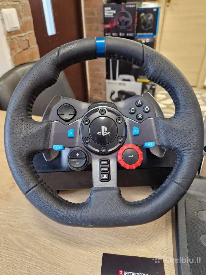 Logitech G29 žaidimų vairas su garantija - nuotraukos Nr. 3