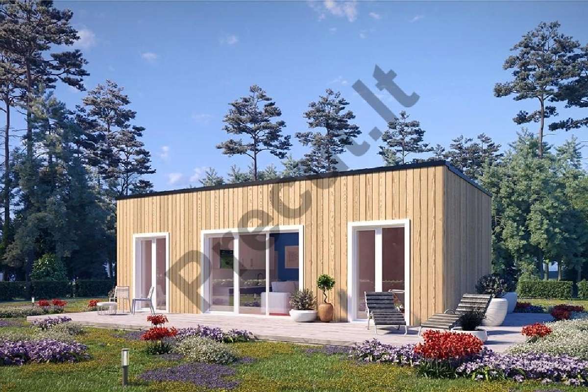 53m2 namas – 2280 Eur + PVM. Supjautas Karkasas - nuotraukos Nr. 7