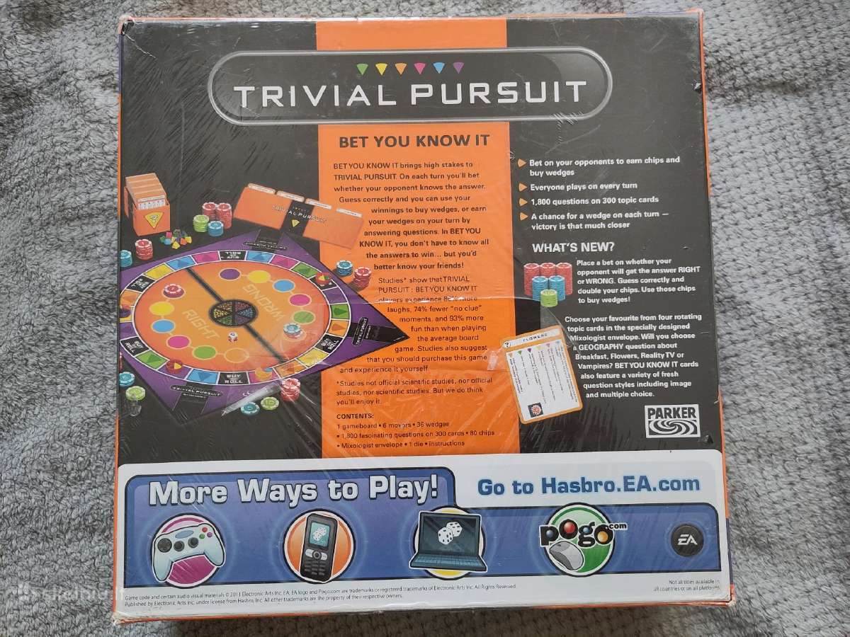 Trivial Pursuit "Bet You Know IT" - nuotraukos Nr. 2