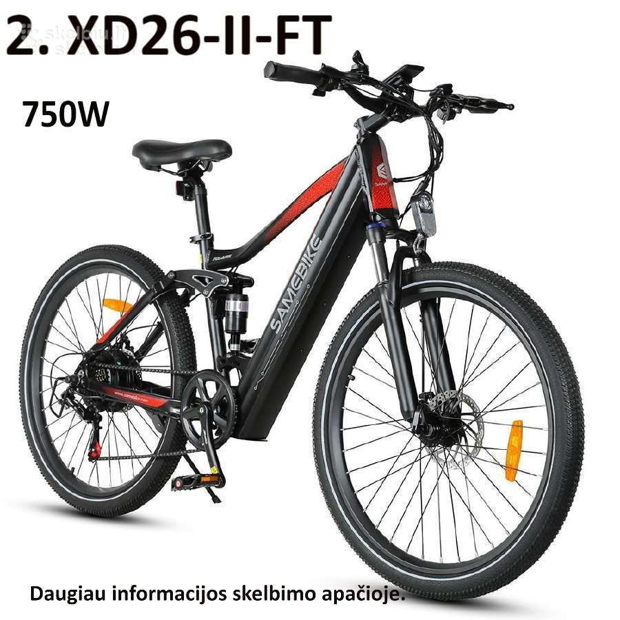 Elektrinis dviratis Samebike 20lvxd30-II 350w - nuotraukos Nr. 3