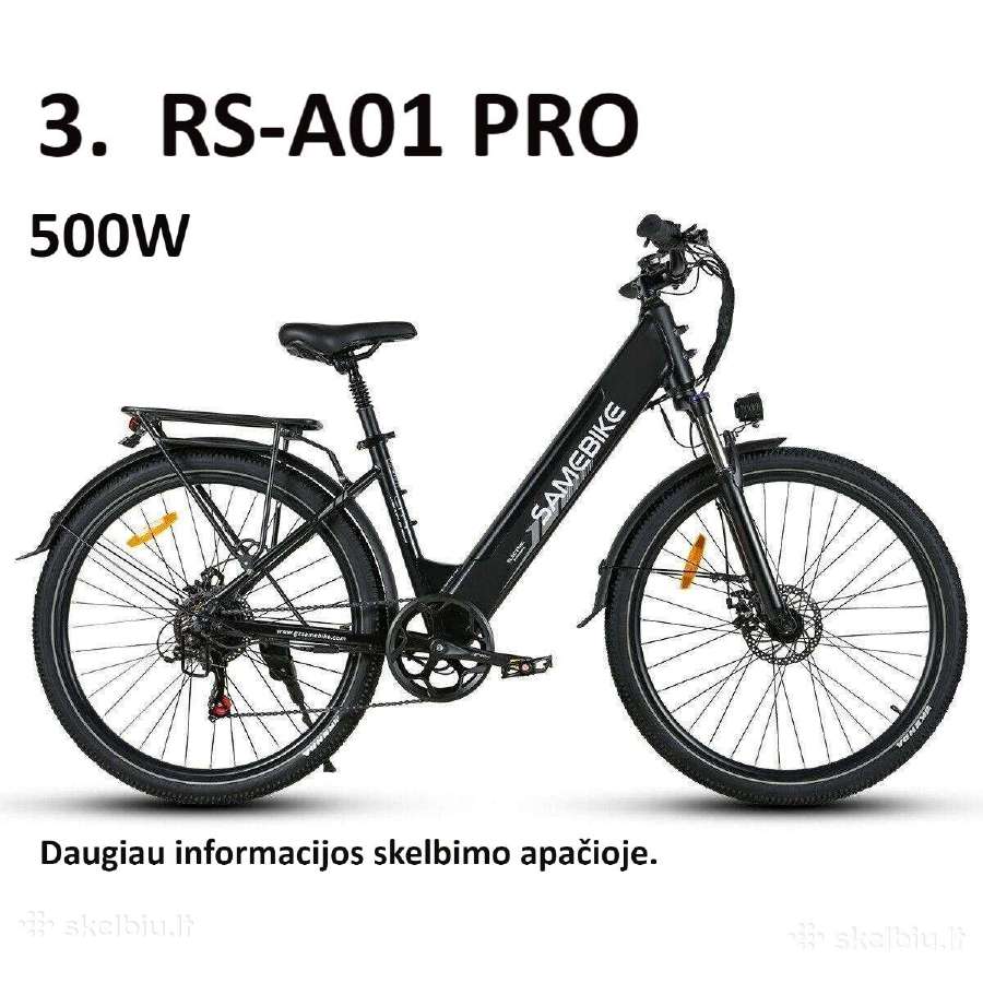 Elektrinis dviratis Samebike 20lvxd30-II 350w - nuotraukos Nr. 4
