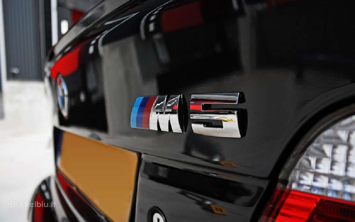 Bmw M, X, GT Bagažinės Emblemos - nuotraukos Nr. 6