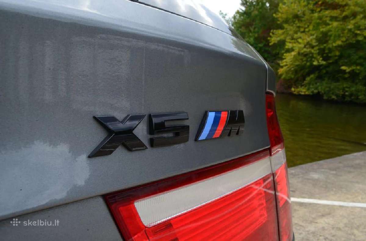 Bmw M, X, GT Bagažinės Emblemos - nuotraukos Nr. 9