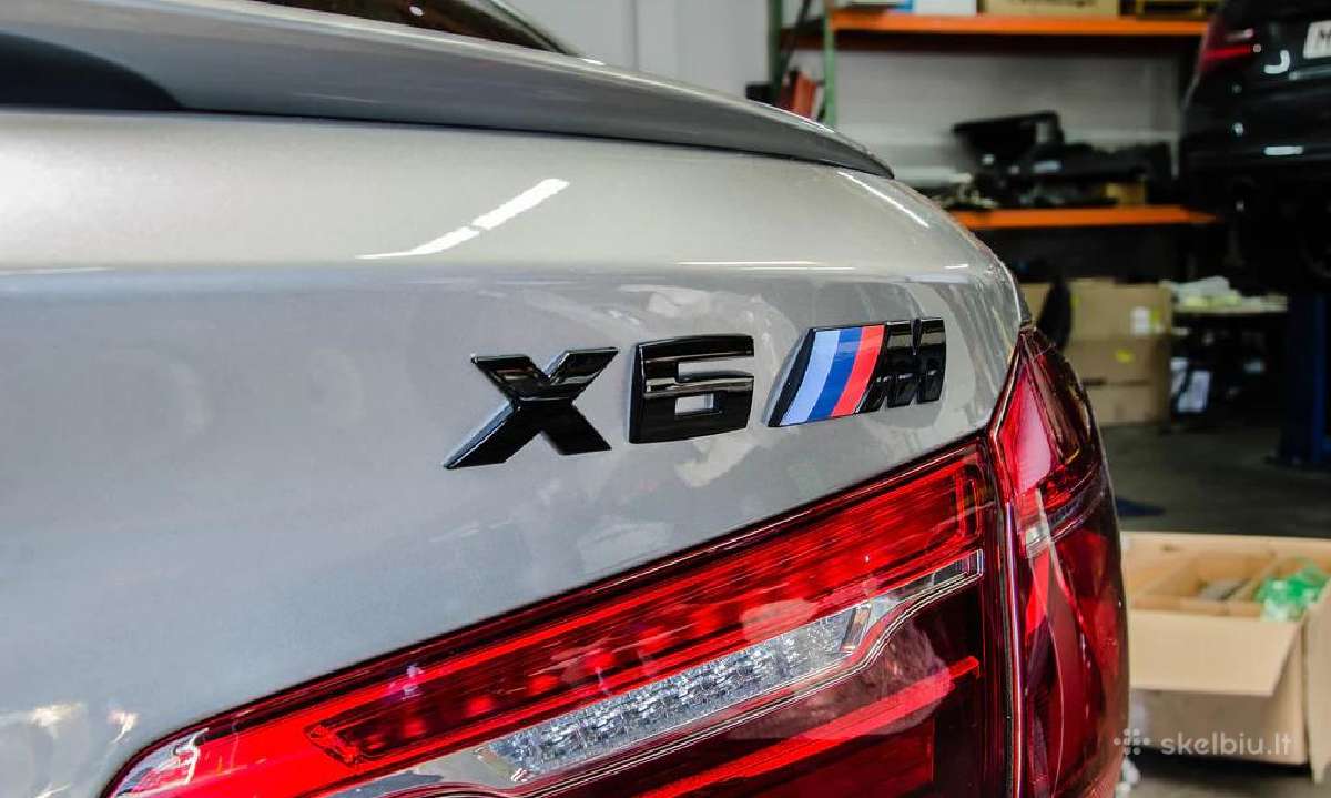 Bmw M, X, GT Bagažinės Emblemos - nuotraukos Nr. 10