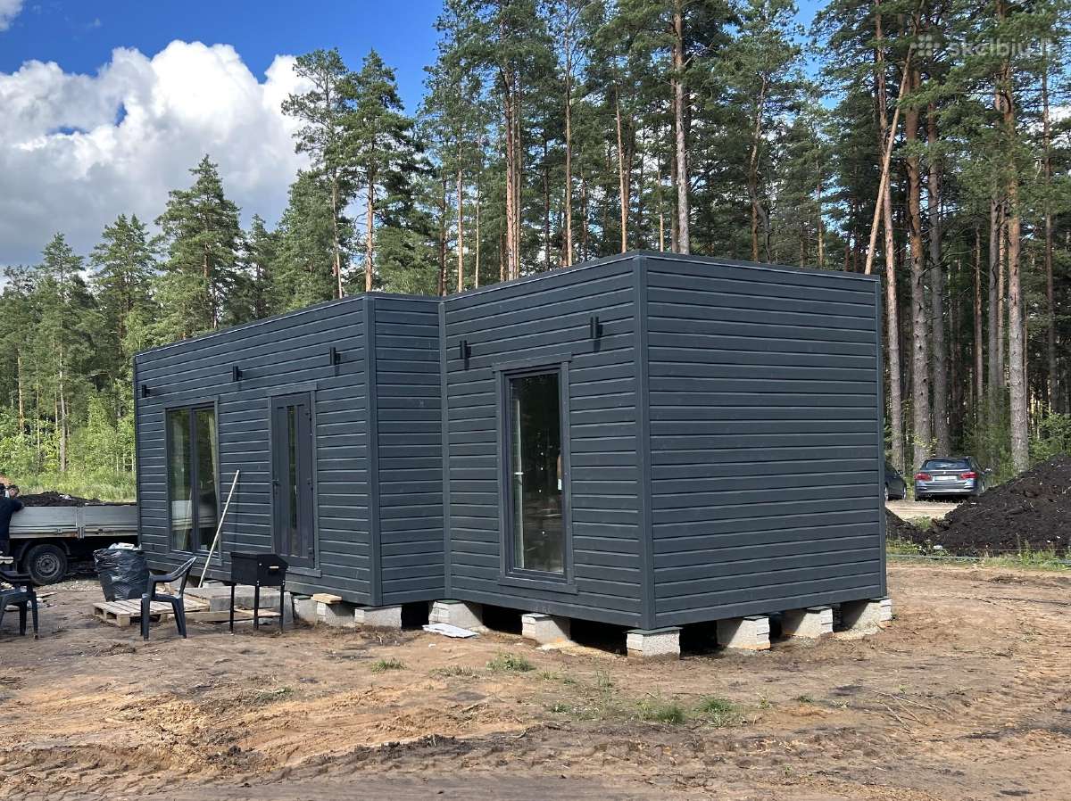Moduliniai namai, pirtys, namai,