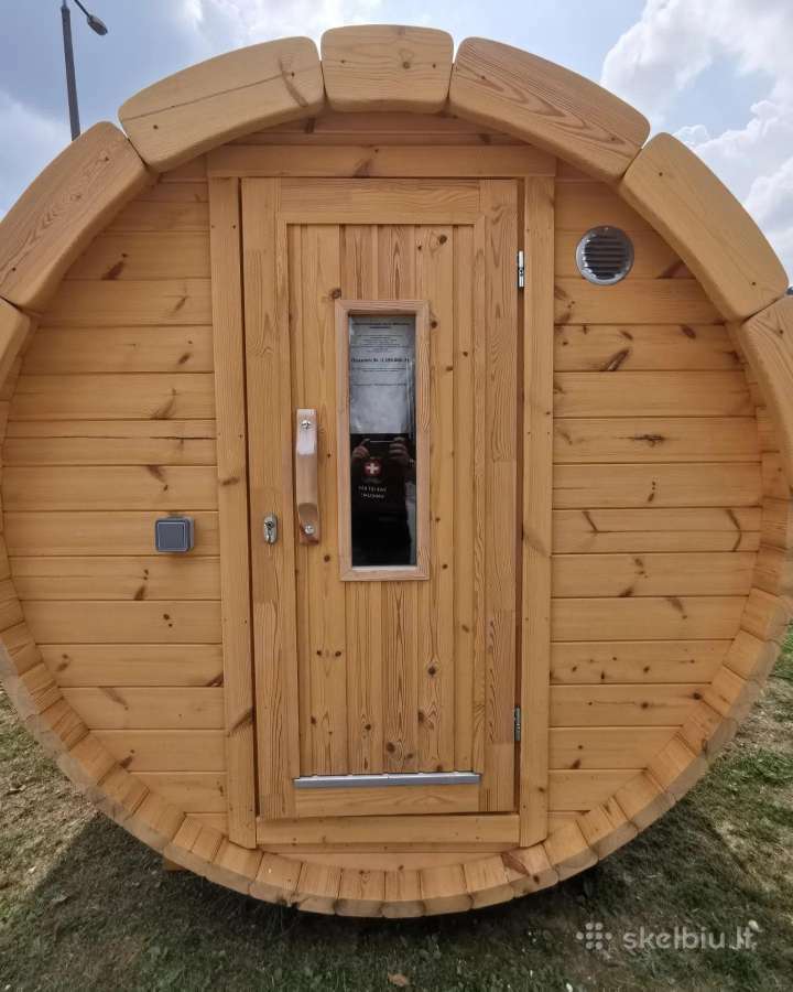 Apvali Lauko pirtis bačka, sauna-kubilas 1.7m - nuotraukos Nr. 3