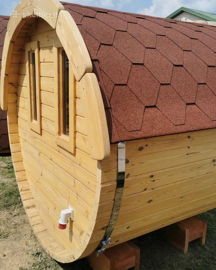 Apvali Lauko pirtis bačka, sauna-kubilas 1.7m - nuotraukos Nr. 2