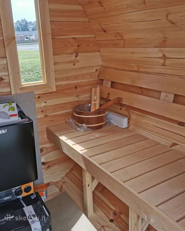 Apvali Lauko pirtis bačka, sauna-kubilas 1.7m - nuotraukos Nr. 13
