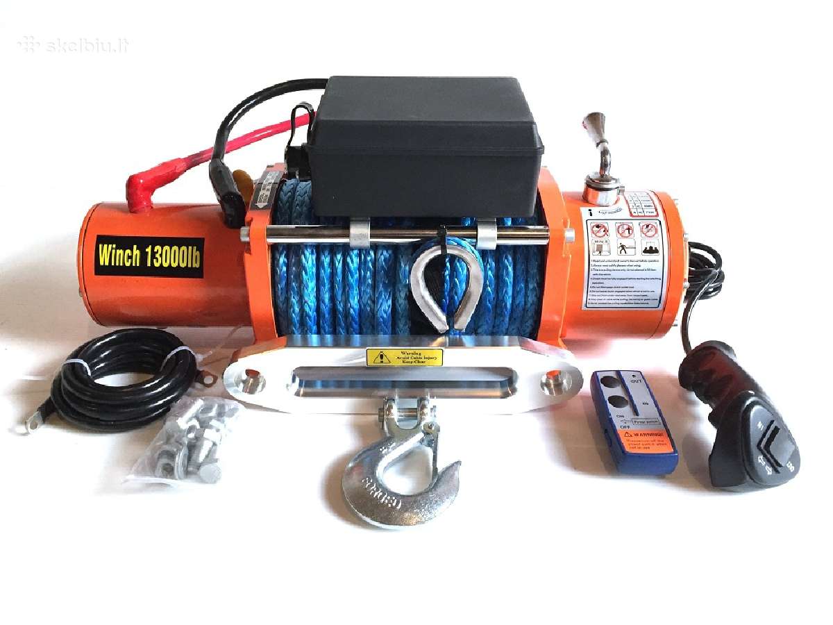 Elektrinės tempimo gervės 3000lb/ 12000lb/ 17000lb - nuotraukos Nr. 4
