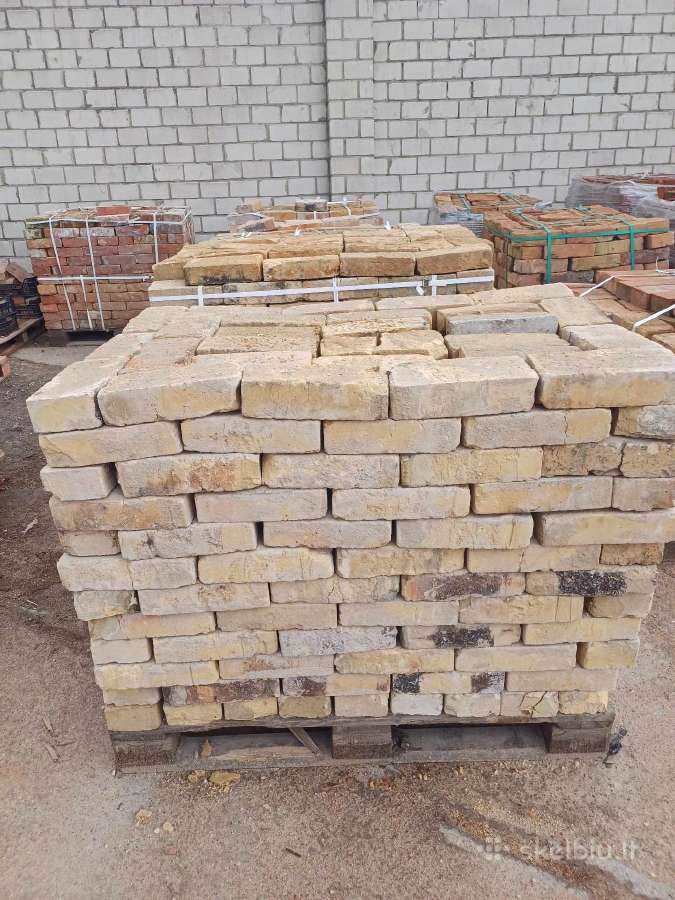 Senovinės vokiškos rankų darbo plytos 1884 metų.ž - nuotraukos Nr. 8