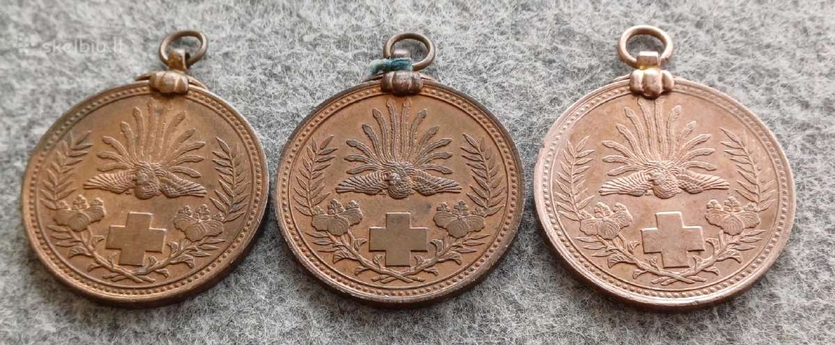 Raudonojo kryžiaus bronzos medalis Japonija - nuotraukos Nr. 2