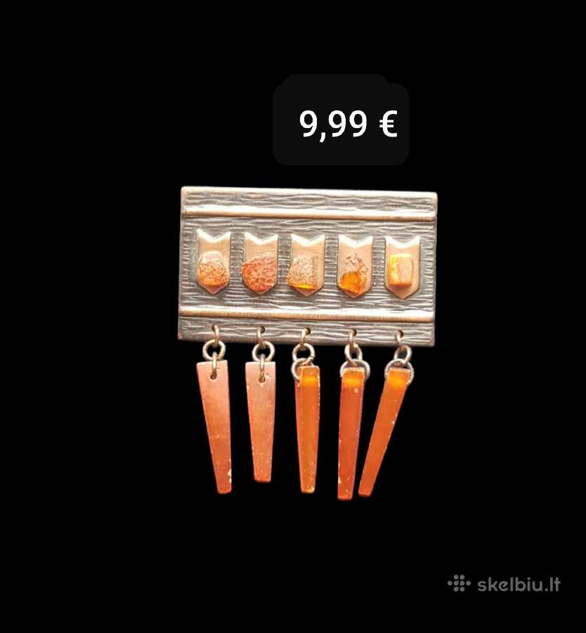 Vintaziniai Gintariniai Papuošalai - nuotraukos Nr. 15