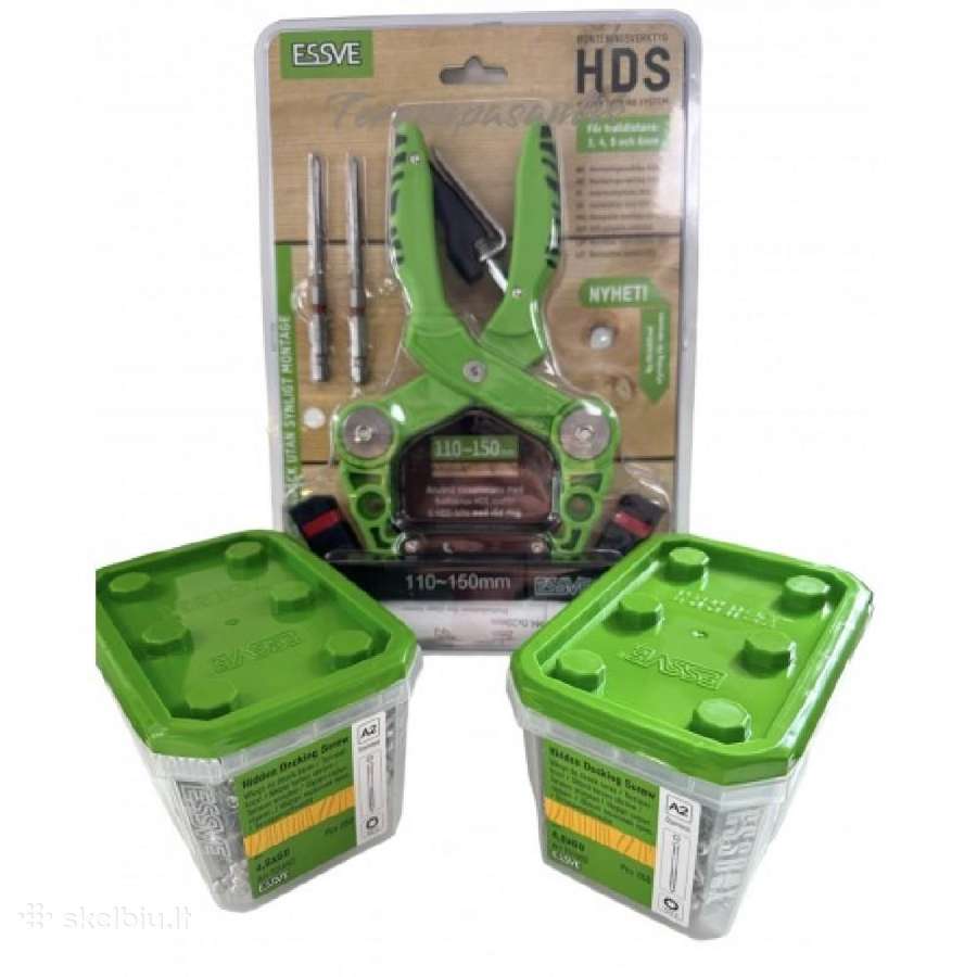 Essve Hds medsraigčiai terasai 4.8x60mm A2 - nuotraukos Nr. 3