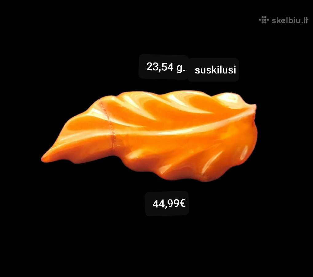 Vintaziniai Gintariniai Papuošalai - nuotraukos Nr. 3