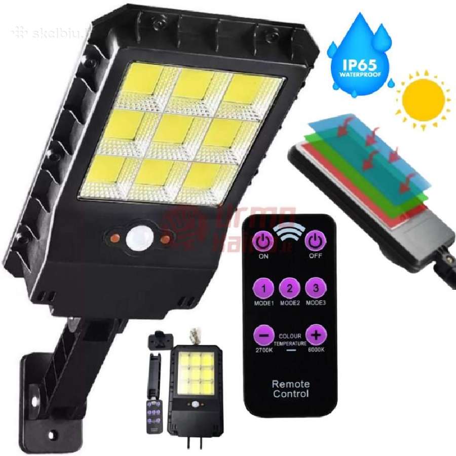 LED Lauko šviestuvai su saulės baterija - nuotraukos Nr. 29