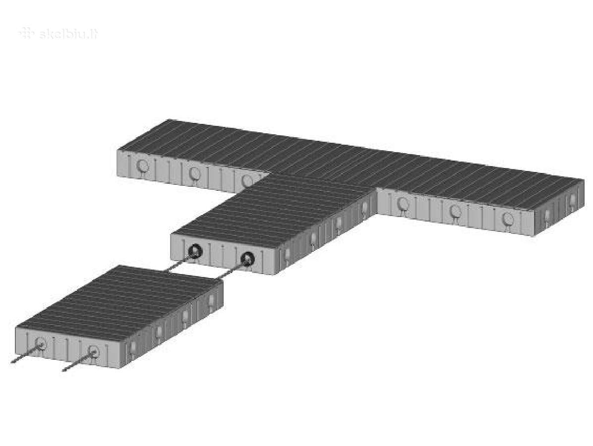 Moduliniai pontonai namui ant vandens, katamaranas - nuotraukos Nr. 13