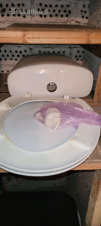 Wc visa kompl pastatomas tualetas bakelis dangtis