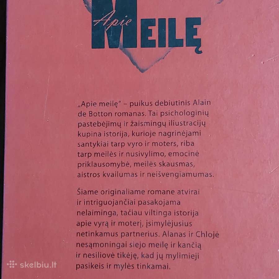 Alain de Botton - Apie meilė . - nuotraukos Nr. 7