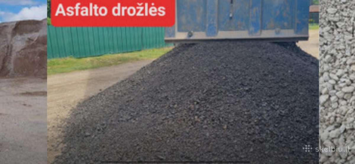 Asfalto drožlės (frezuotas asfaltas)