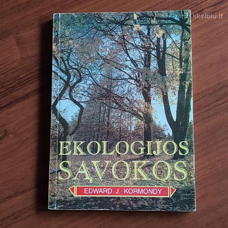Edward J. Kormondy - Ekologijos sąvokos .