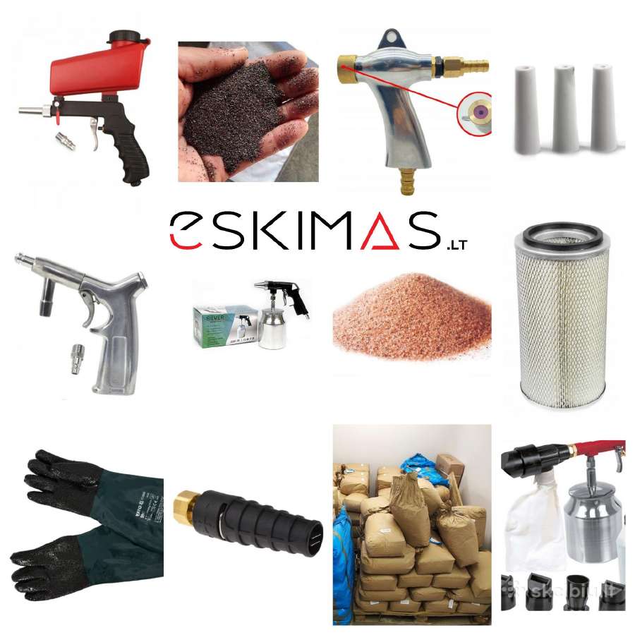 Smėlis smėliapūtei - smėliavimui Rudas korundas - nuotraukos Nr. 2