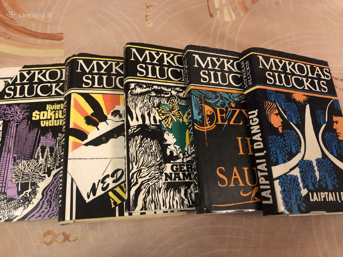 Mykolo sluckio kūrinių rinkinys 5 vnt - nuotraukos Nr. 2