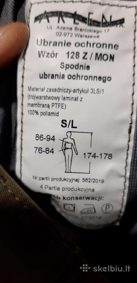 Kamufliažas Goretex, kariška apranga - nuotraukos Nr. 17