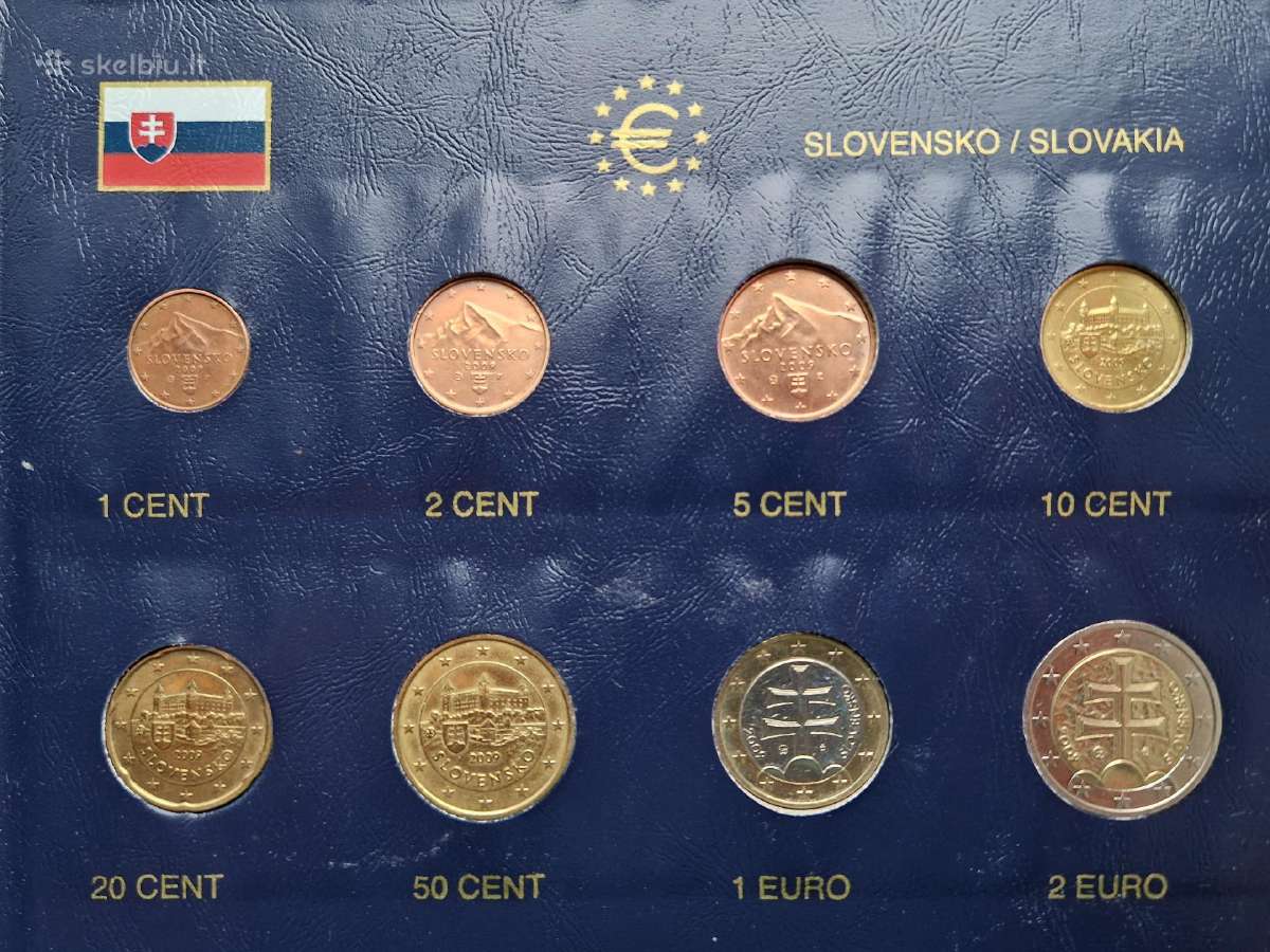 Slovakijos Respublikos euro monetų rinkinys