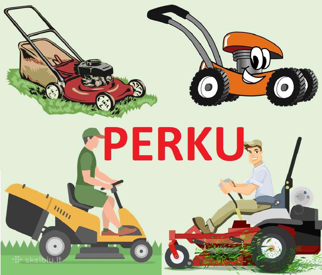 Perku sodo traktoriukus