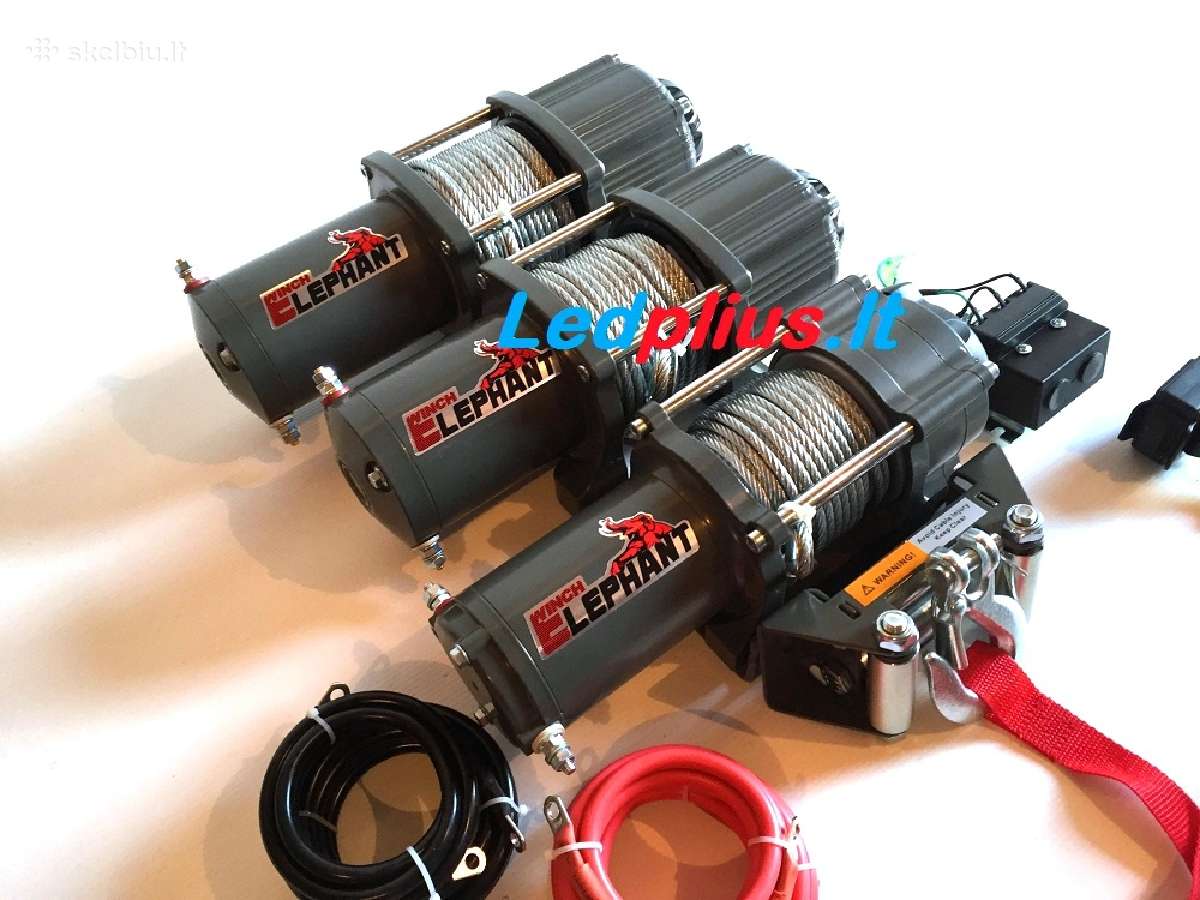 12v/24v Elektrinės gervės 2000-17000 Lb, lebiotkes - nuotraukos Nr. 5