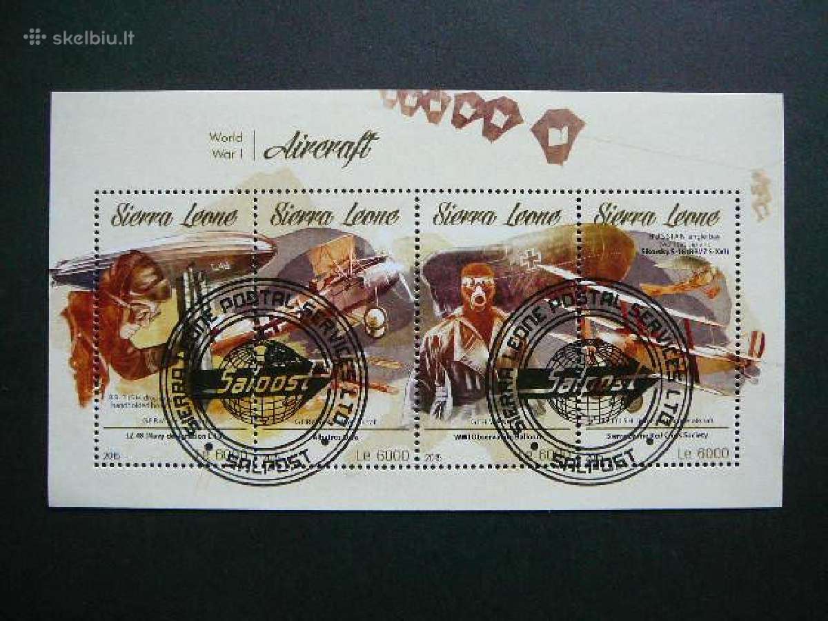 Lektuvai Dirizabliai Sierra Leone 2015 antsp sl110