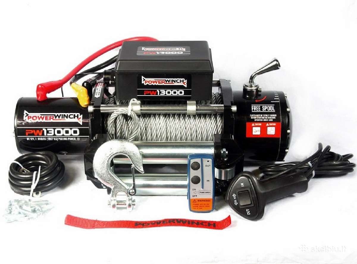 12v/24v Elektrinės gervės 2000-17000 Lb, lebiotkes - nuotraukos Nr. 3