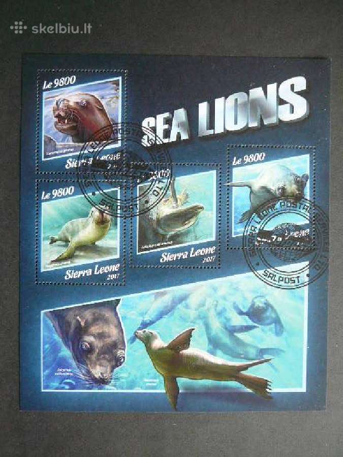 Juros liutai Sierra Leone 2017 antsp. sl120