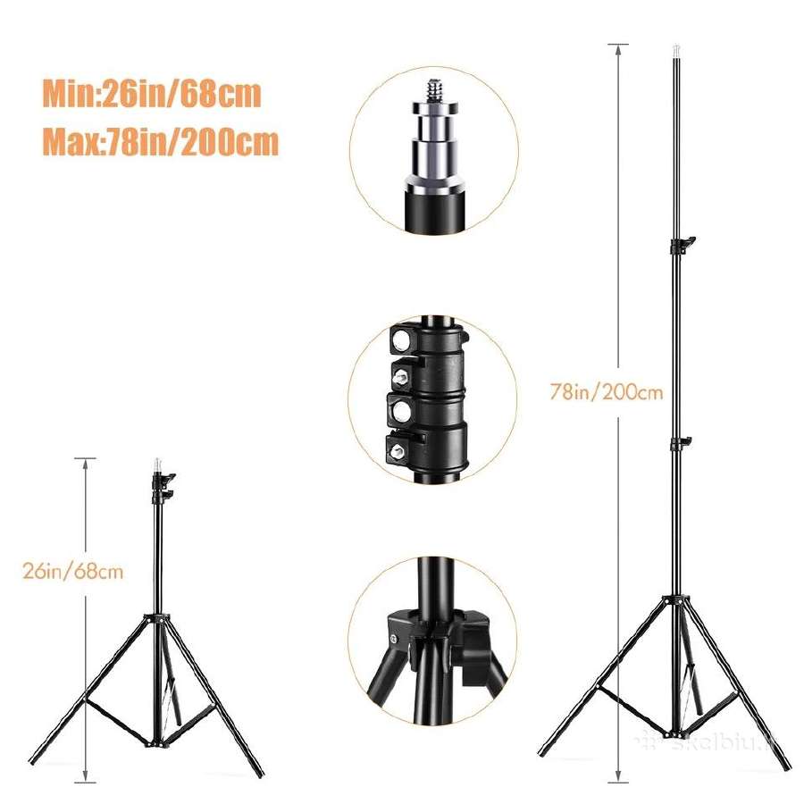 LED softbox valdomi pulteliu 2800-5700k - nuotraukos Nr. 11