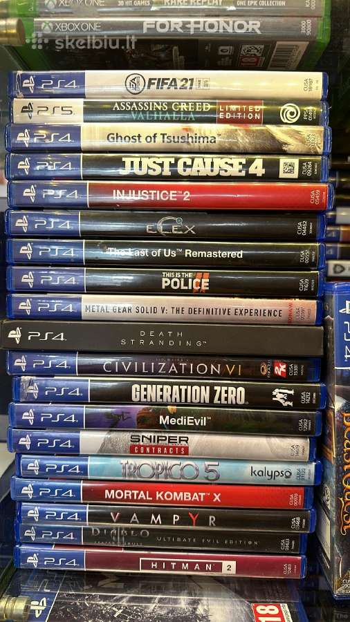 Ps4 žaidimų pardavimas, keitimas, nuoma