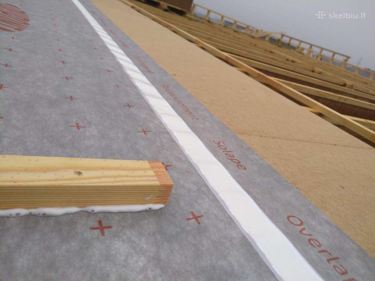 Epdm dangos montavimas, plokščių stogų šiltinimas - nuotraukos Nr. 33