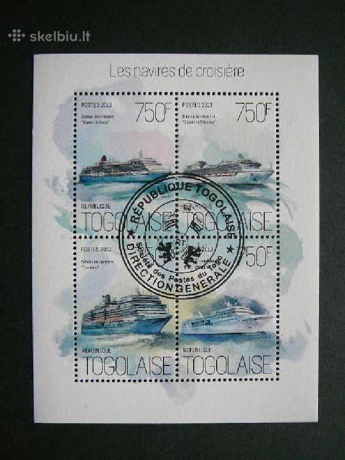 Laivai kruiziniai Togas 2013 antsp. tg729
