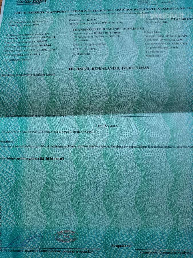 Parduodama priekaba gyvunams vezti - nuotraukos Nr. 6
